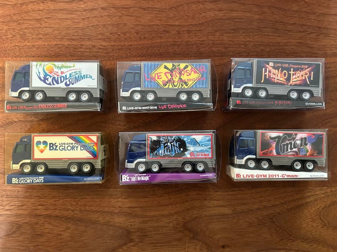 B'z ツアートラック 6台セット コレクション