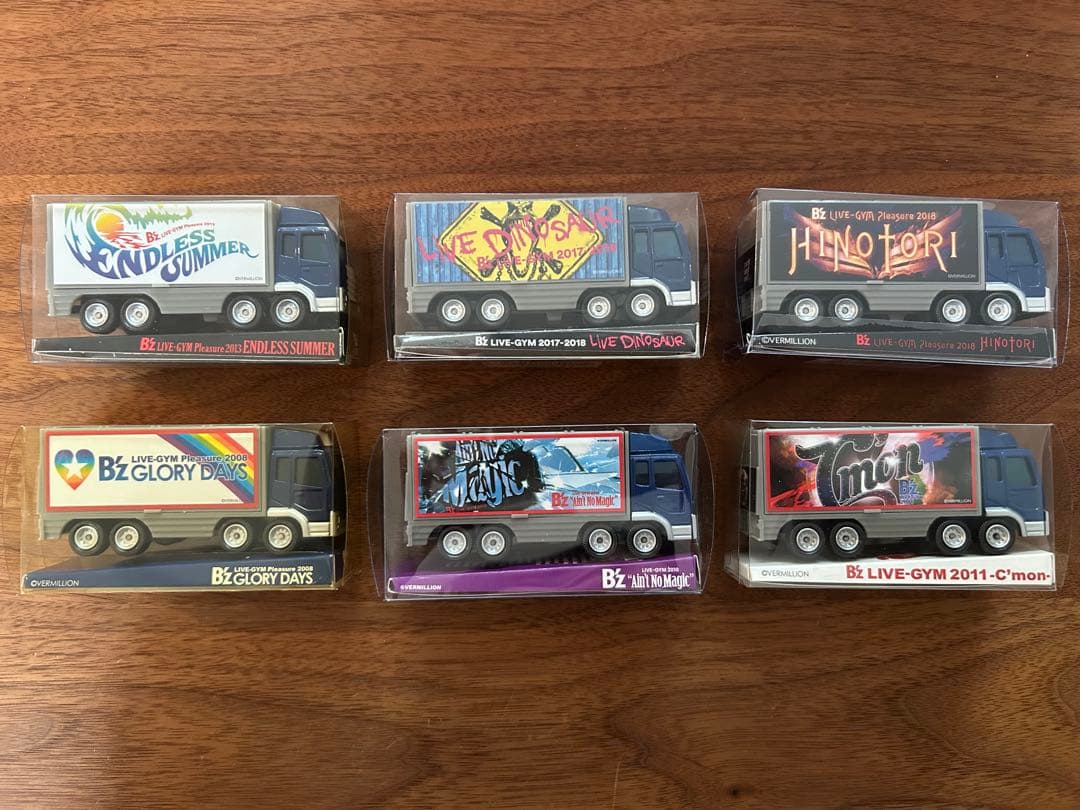B'z ツアートラック 6台セット コレクション