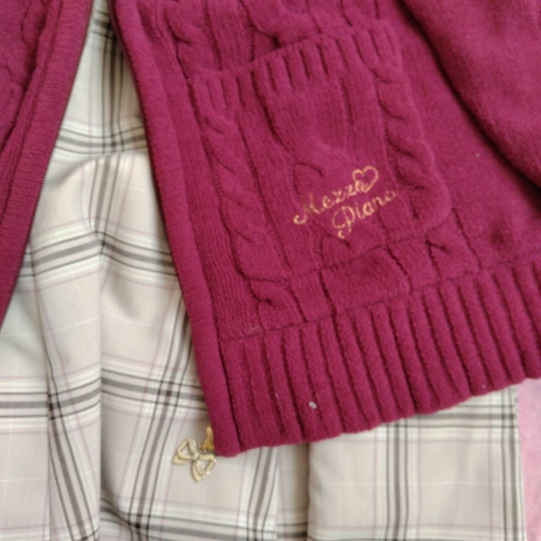 新品　未使用　メゾピアノジュニア　アウター　ワンピース　140