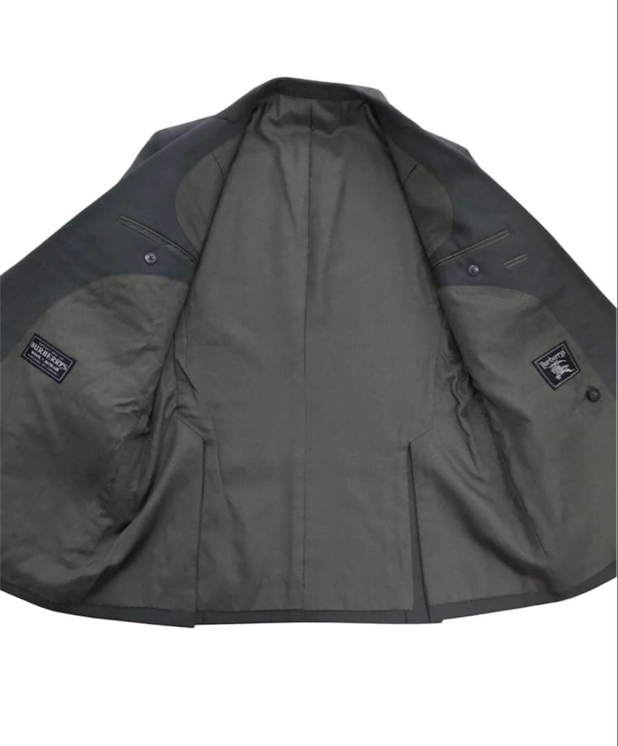 【Burberrys】ビンテージ ダブルブレステッド セットアップ グレー系