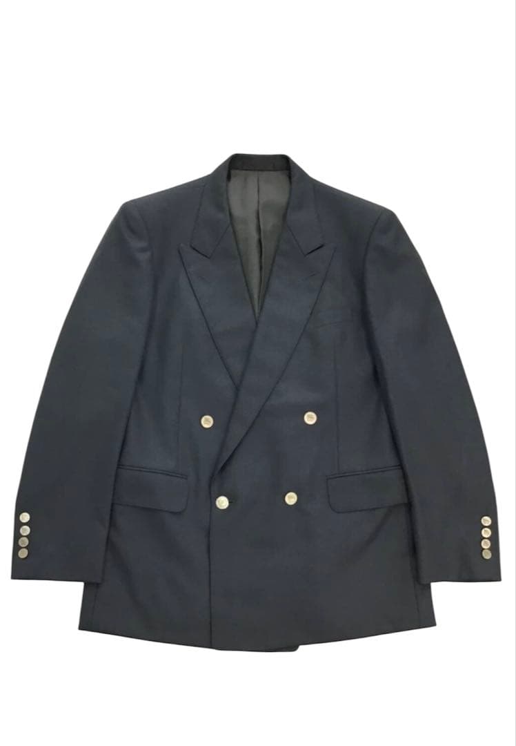 【Burberrys】ビンテージ ダブルブレステッド セットアップ グレー系
