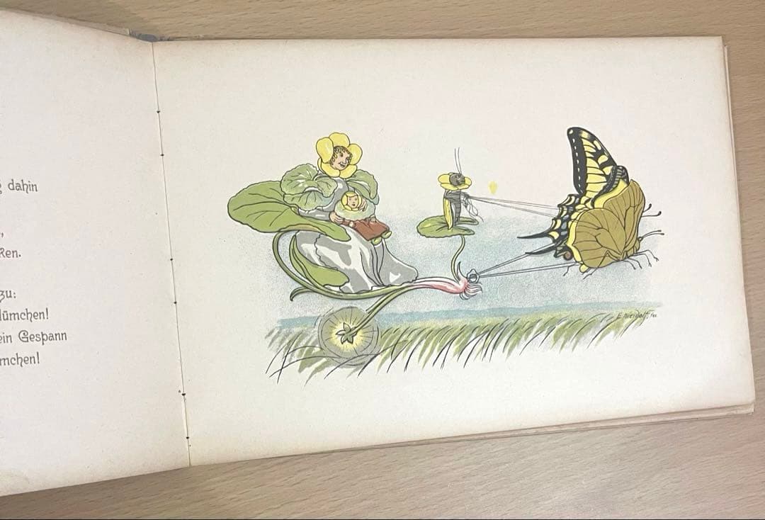 No.324レア 希少 アンティーク 古書 洋書 ドイツ 絵本 ビンテージ