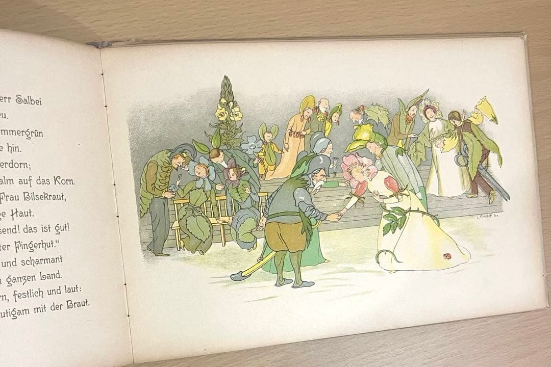 No.324レア 希少 アンティーク 古書 洋書 ドイツ 絵本 ビンテージ