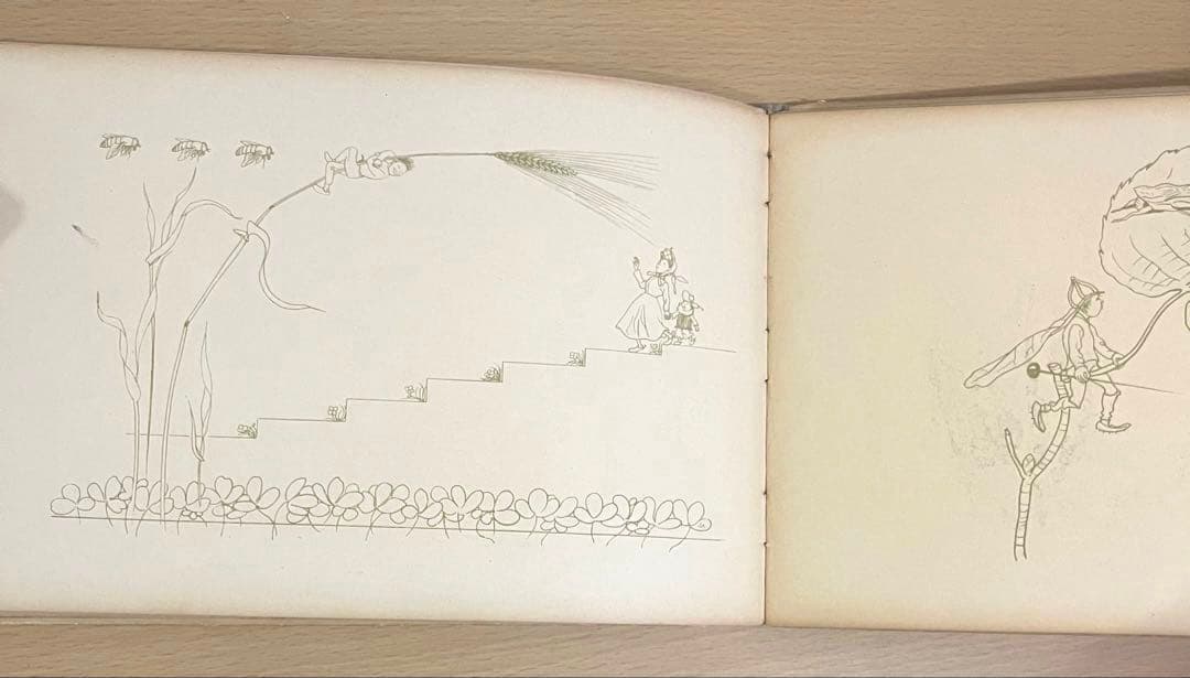 No.324レア 希少 アンティーク 古書 洋書 ドイツ 絵本 ビンテージ