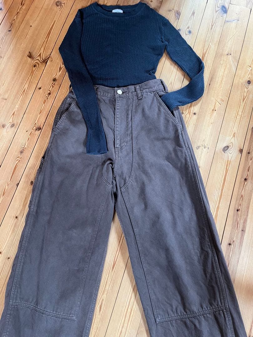 THE SHISHIKUI ペインターパンツ　32 ブラウン