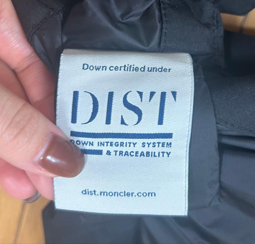 MONCLER × HYKE ダウン　ベスト　サイズ1 ブラック　ゴアテックス