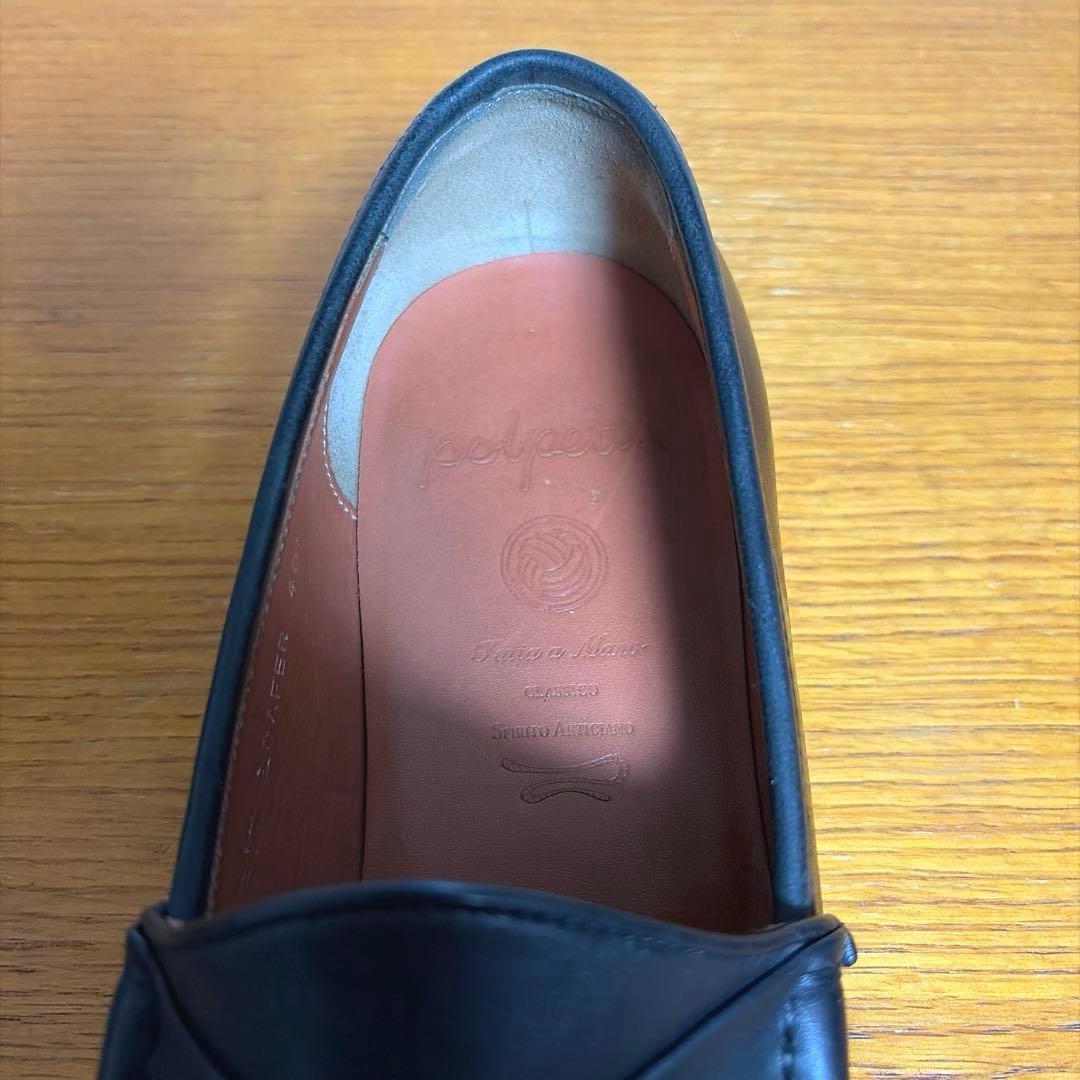 【美品】POLPETTA ポルペッタ ビットローファー 別注品 黒 40.5
