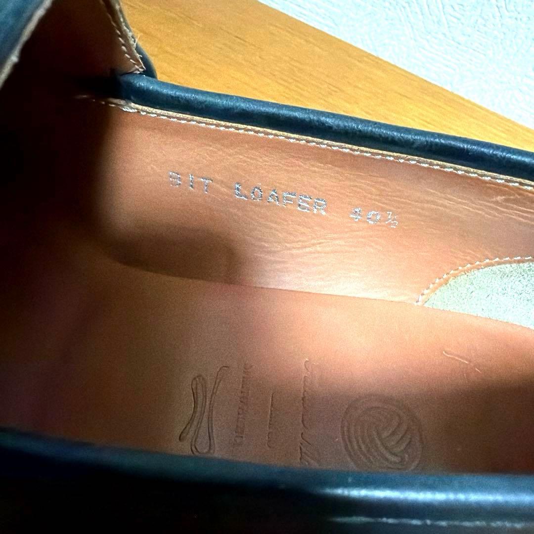 【美品】POLPETTA ポルペッタ ビットローファー 別注品 黒 40.5