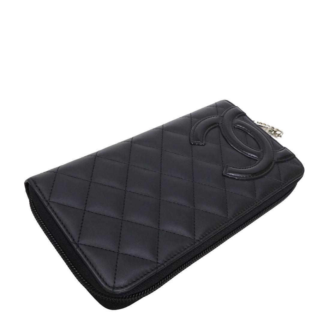 本物未使用■ シャネル ■ カンボンライン ココマーク ラウンドファスナー長財布