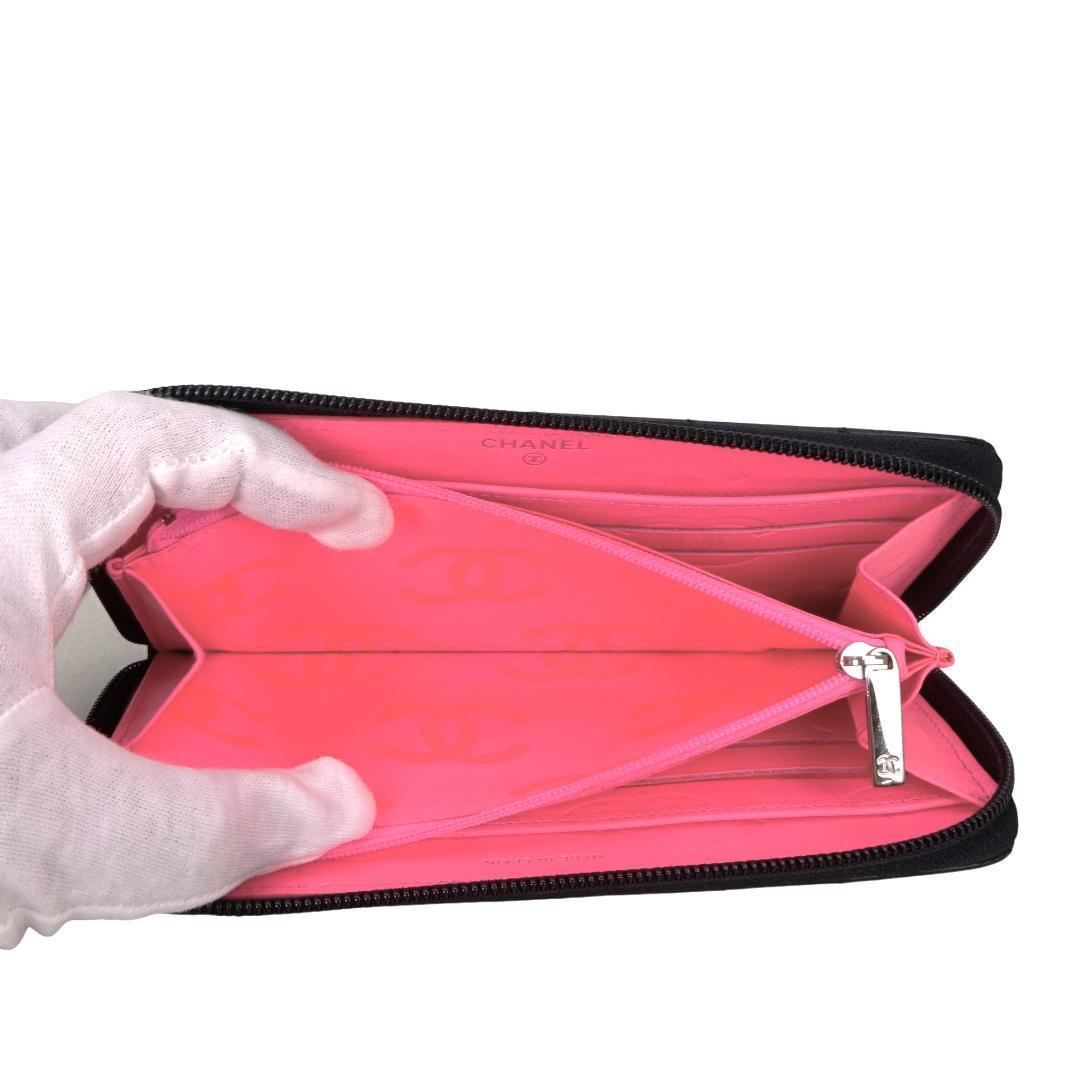 本物未使用■ シャネル ■ カンボンライン ココマーク ラウンドファスナー長財布