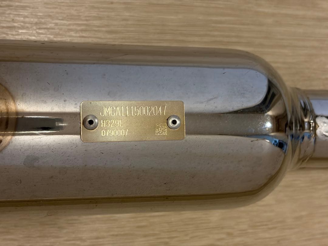 デイトナ　スリップオンキャブトンタイプマフラー SR400FIモデル専用