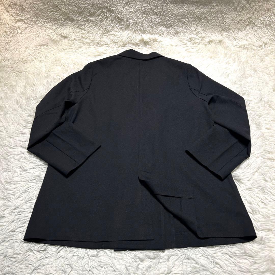 極美品✨】GLOBAL WORK ウツクシルエットダブルジャケット M ネイビー