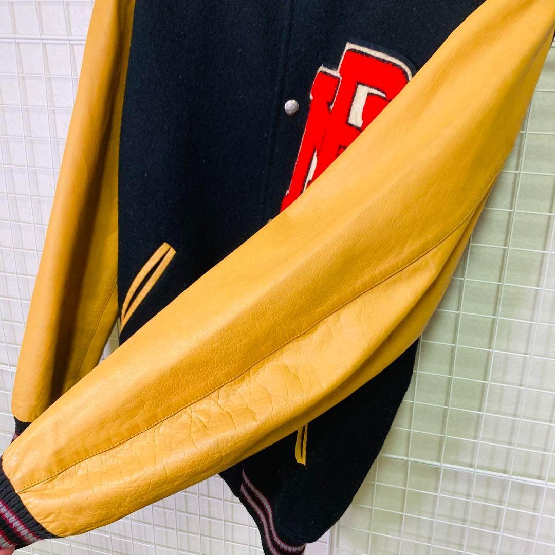 レア当時物　ペパーミント　美品　スタジャン　ロカビリー　クリームソーダ