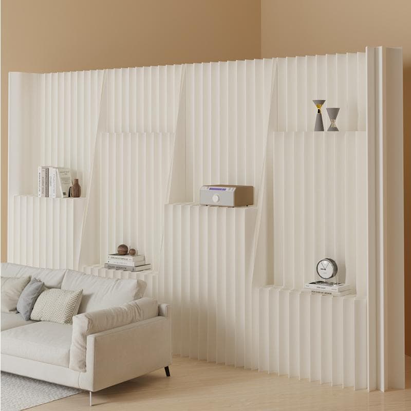 パーテーション間仕切り高さ2ｍ長さ3ｍ-4ｍ組立不要ついたて目隠し区切り屏風