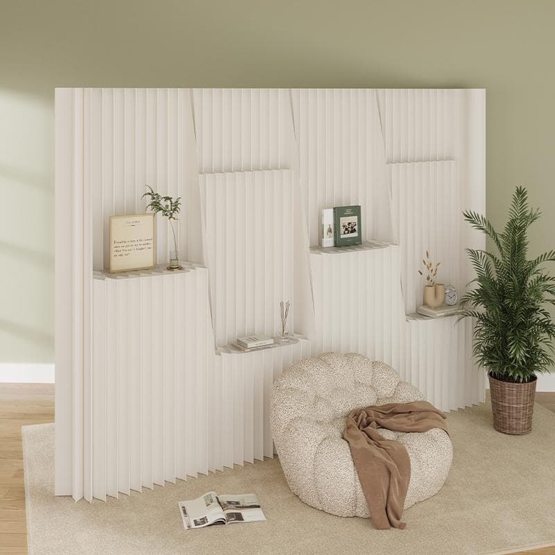 パーテーション間仕切り高さ2ｍ長さ3ｍ-4ｍ組立不要ついたて目隠し区切り屏風