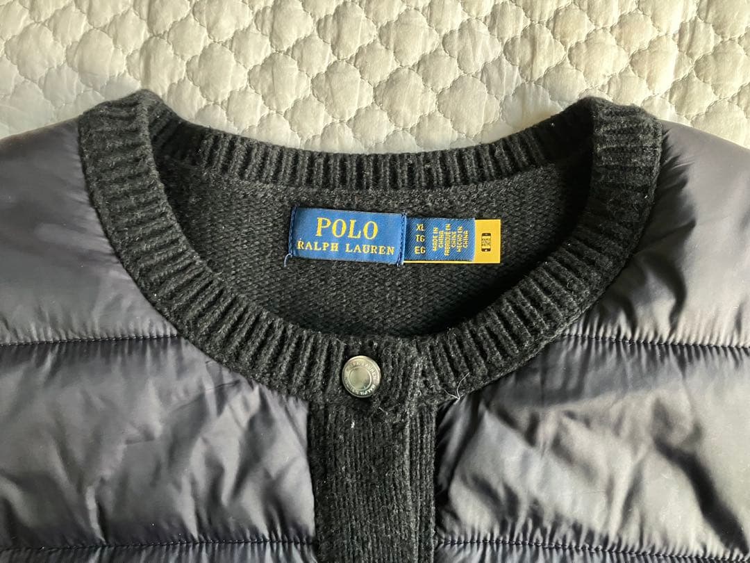 つき　Polo Ralph Lauren ニット　切替　ブルゾン　アウター