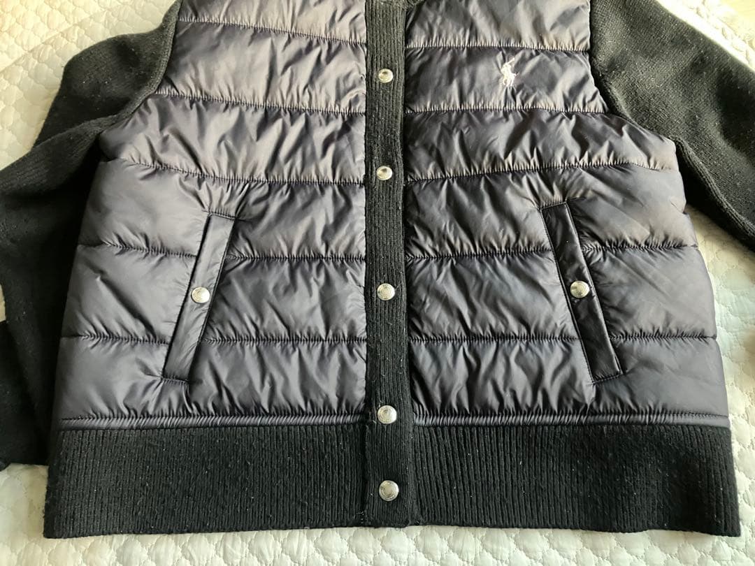 つき　Polo Ralph Lauren ニット　切替　ブルゾン　アウター