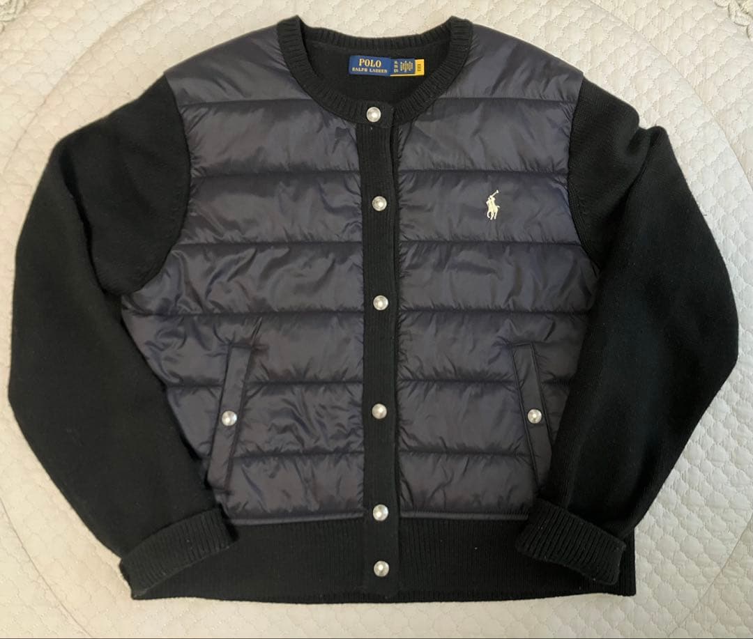 つき　Polo Ralph Lauren ニット　切替　ブルゾン　アウター