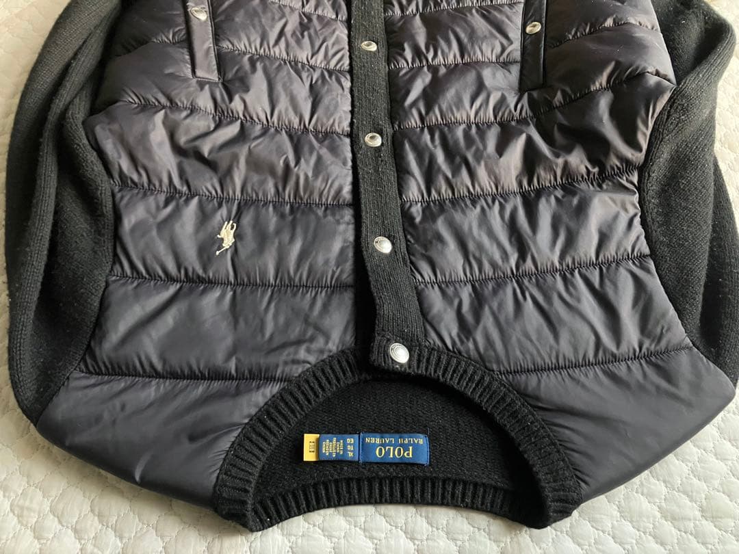 つき　Polo Ralph Lauren ニット　切替　ブルゾン　アウター