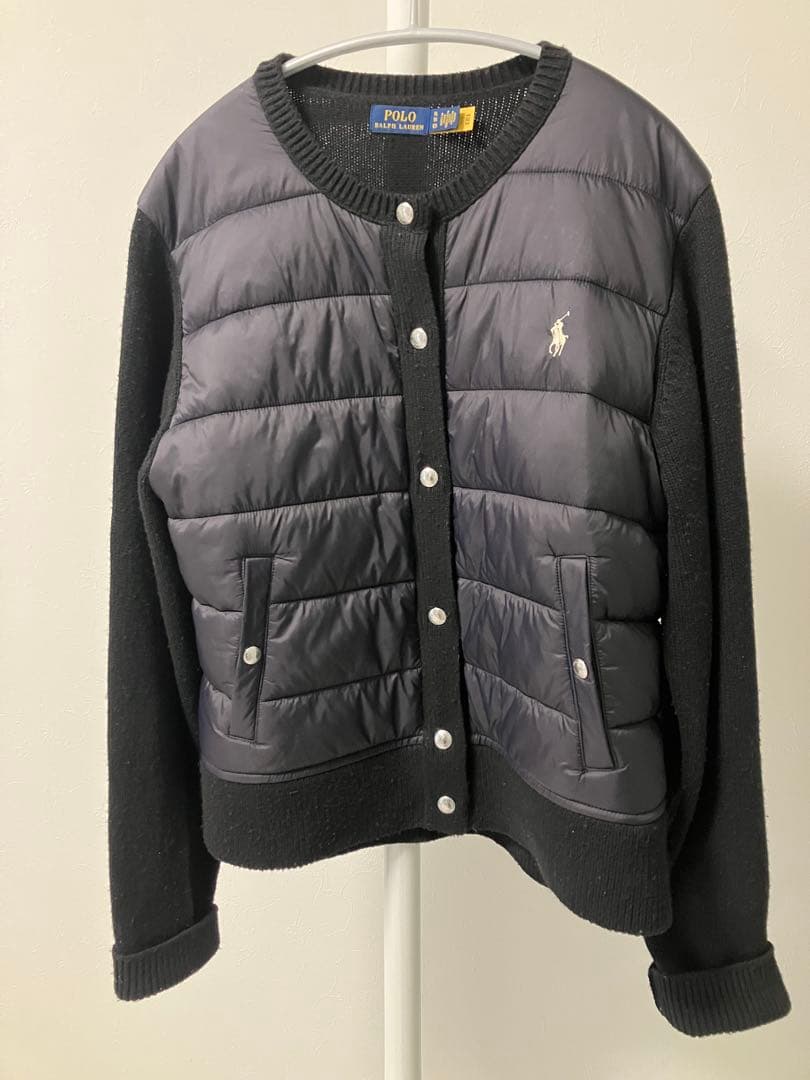 つき　Polo Ralph Lauren ニット　切替　ブルゾン　アウター