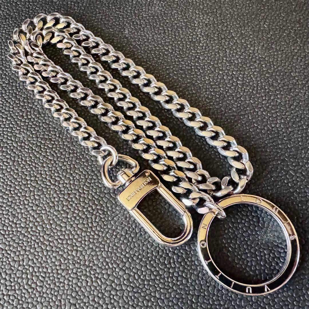 LOUIS VUITTON 希少カラビナウォレットチェーン&LVリング付き 美品