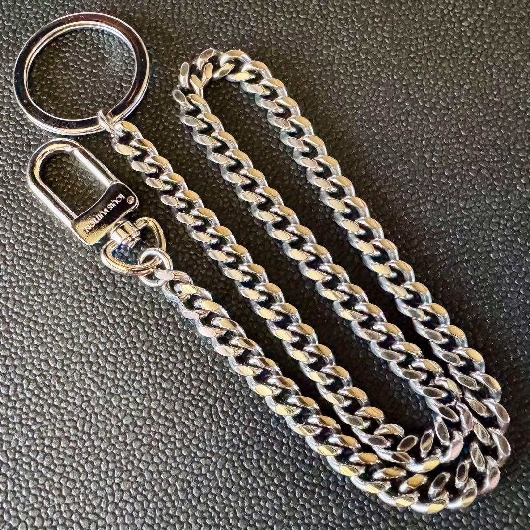 LOUIS VUITTON 希少カラビナウォレットチェーン&LVリング付き 美品