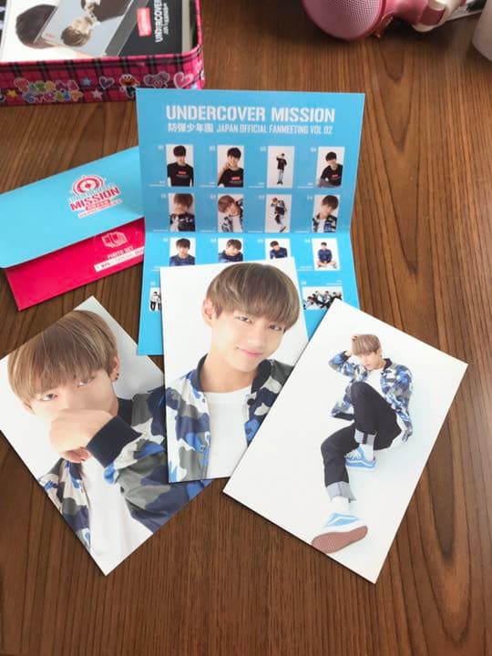 BTS  UNDERCOVER MISSON トレカ　テヒョン