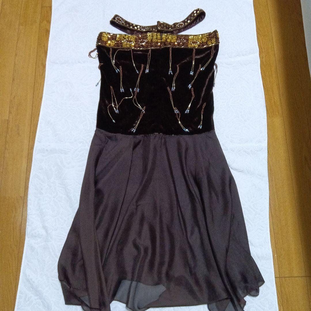 ベリーダンス　衣装　4点セット（ブラ・スカート・アーム・チョーカー）