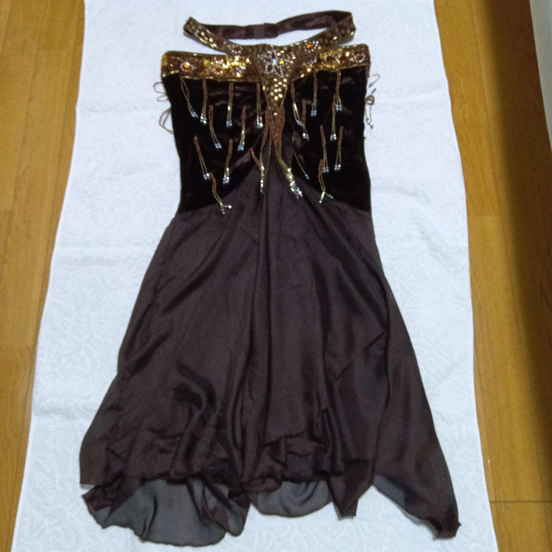 ベリーダンス　衣装　4点セット（ブラ・スカート・アーム・チョーカー）