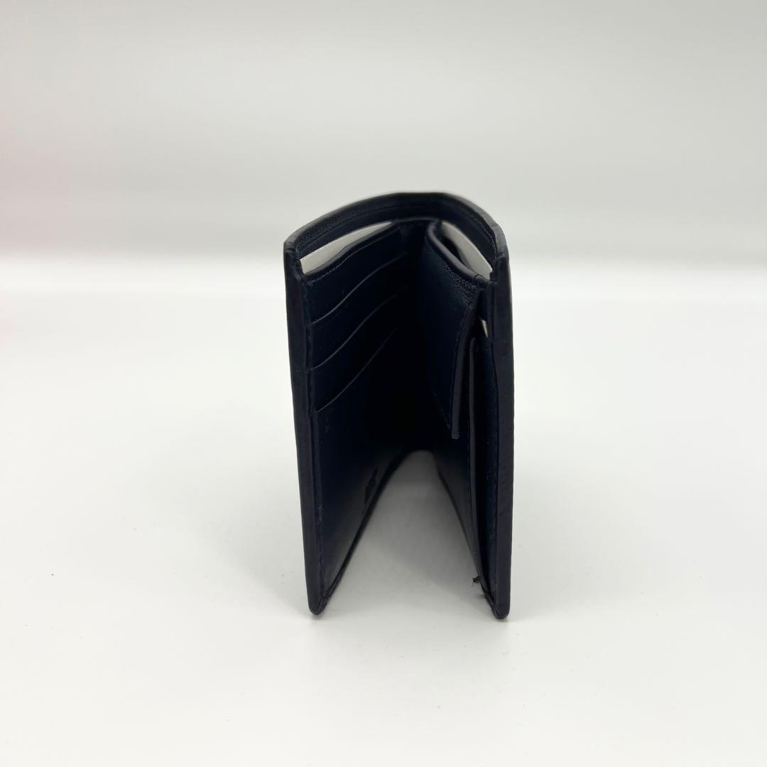 新品未使用✨DIESEL　二つ折り財布　レザー　ネイビー　Dロゴ　現行　正規品