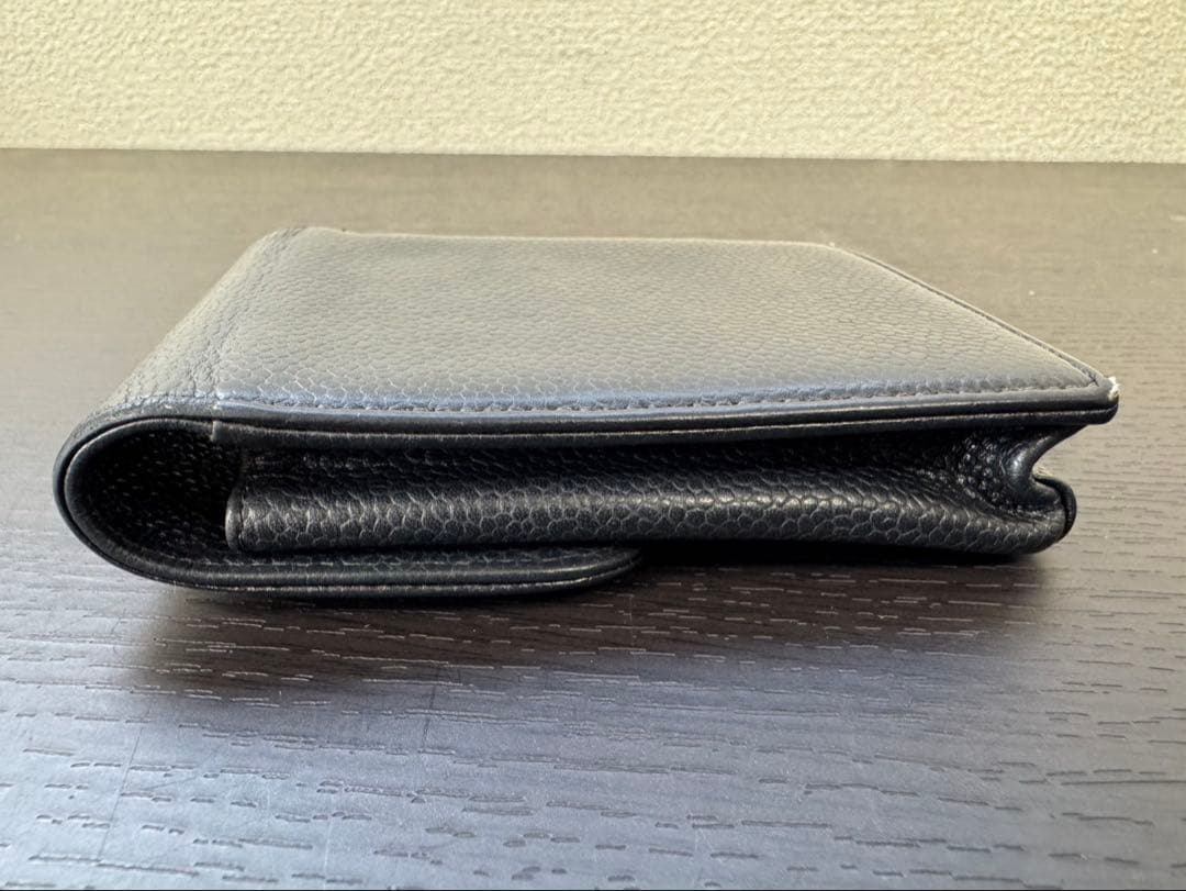 K630 CHANEL シャネル シガーレッドケース 黒 ブラック キャビア