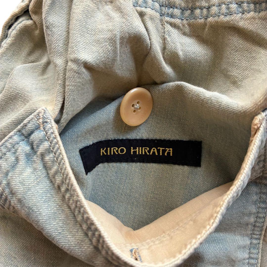 KAPITAL 12ozデニムジャイアントヘミングショートパンツ 淡色リメイク