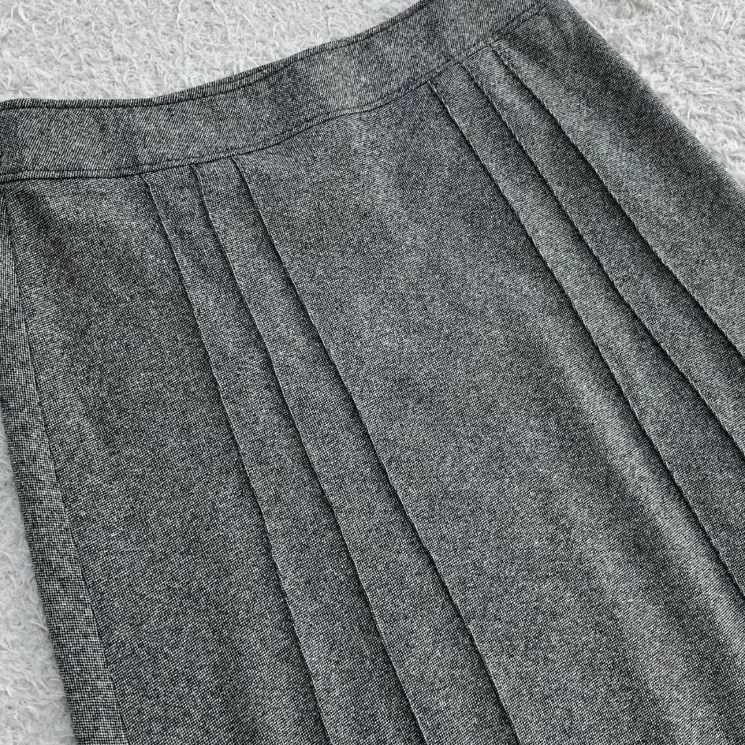 極美品✨23区 セットアップ スカート 大きいサイズ 44 3L シルク グレー