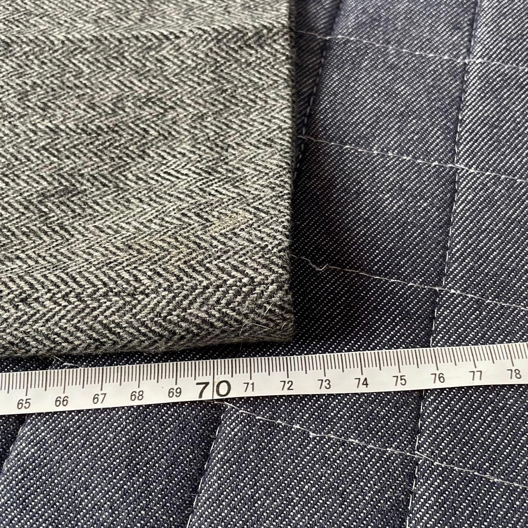 ポロ　ラルフローレン　ヘリンボーン　タック　スラックス　ウール　ワイド