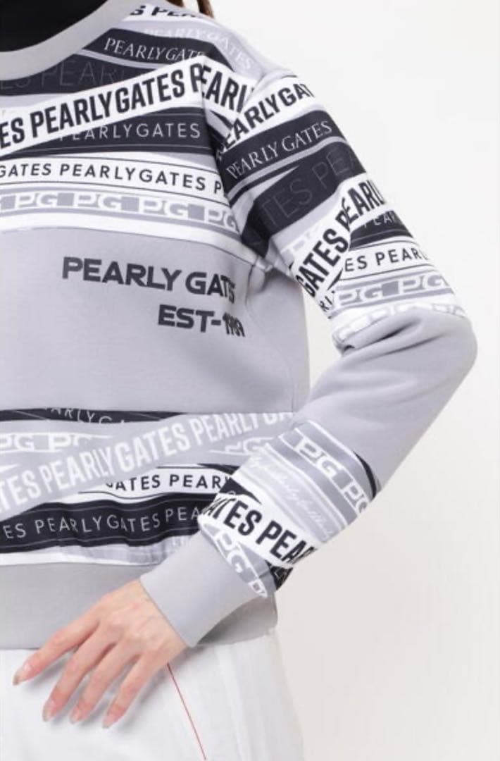 未使用品 2024年モデル パーリーゲイツ サイズ1 プルオーバー グレー