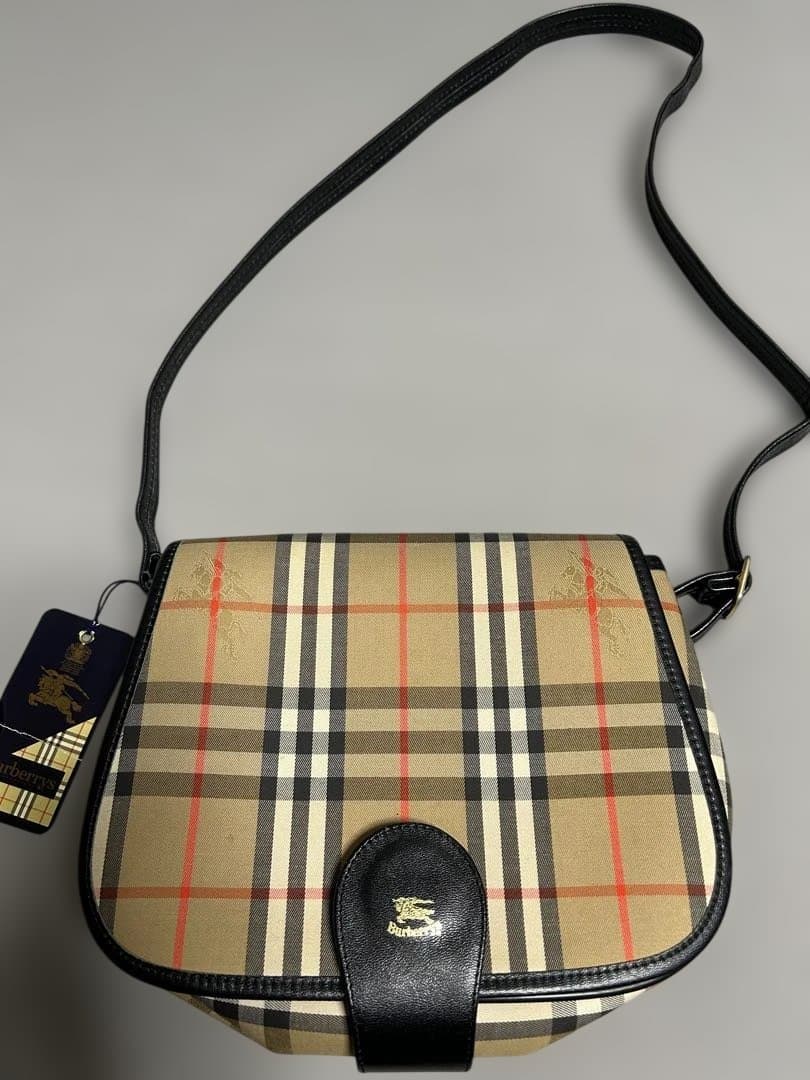 未使用タグ付◼️ Burberry バーバリー ショルダーバッグ デッドストック