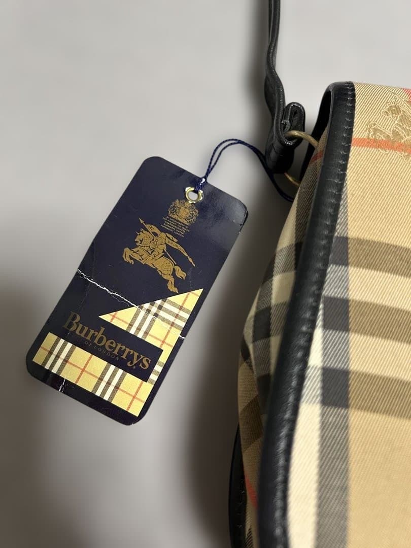 未使用タグ付◼️ Burberry バーバリー ショルダーバッグ デッドストック