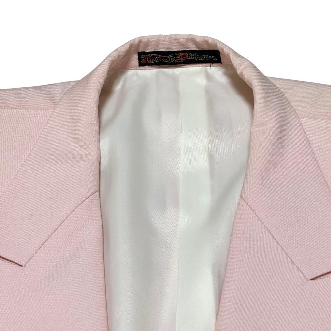 美品 JUVENILE DELINQUENT セットアップ ズートスーツ ピンク