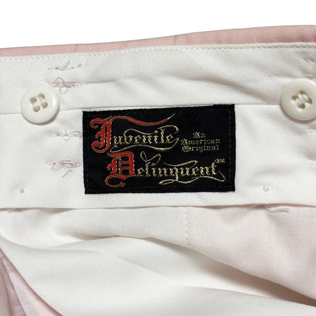 美品 JUVENILE DELINQUENT セットアップ ズートスーツ ピンク