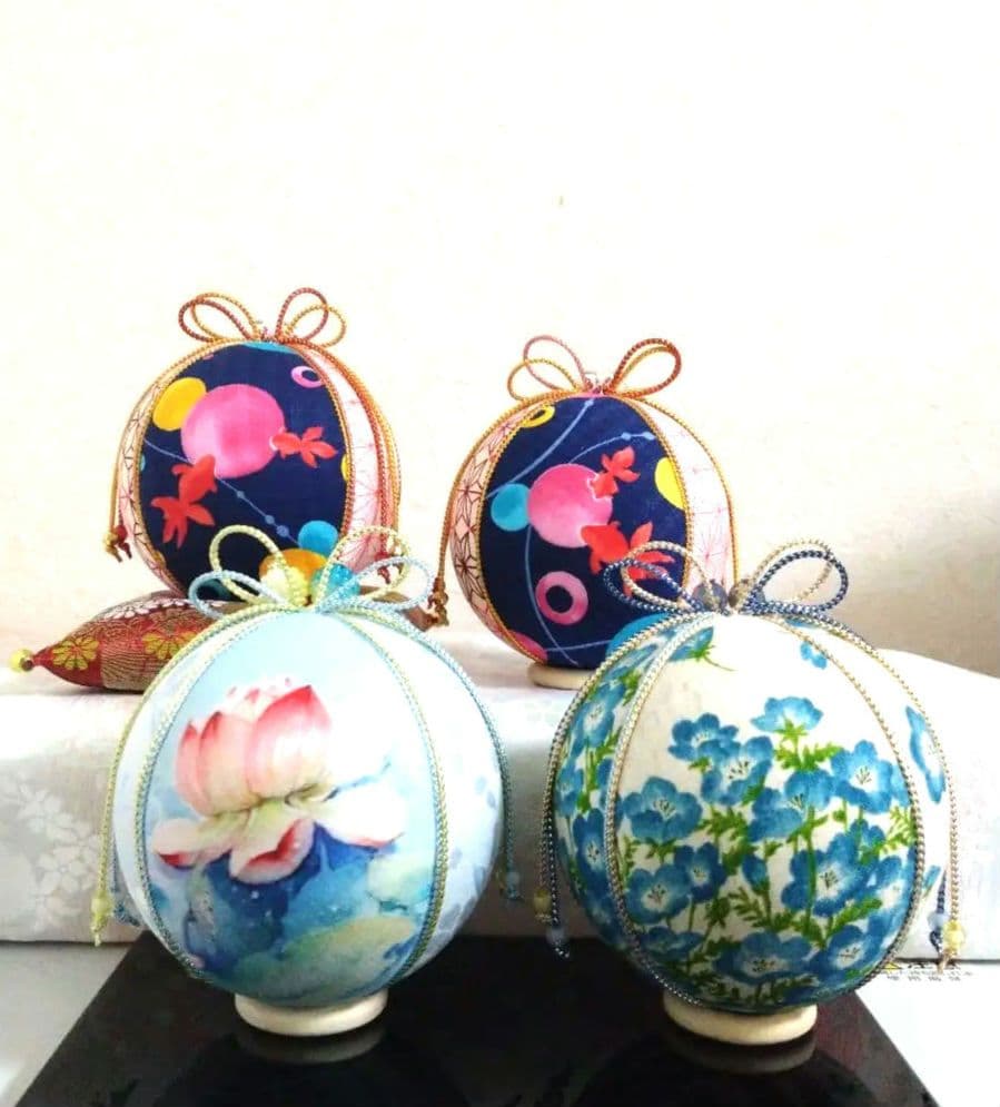 しょりん 手毬 手鞠 てまり 刺繍花火 刺繍かすみ草 他　合計6点