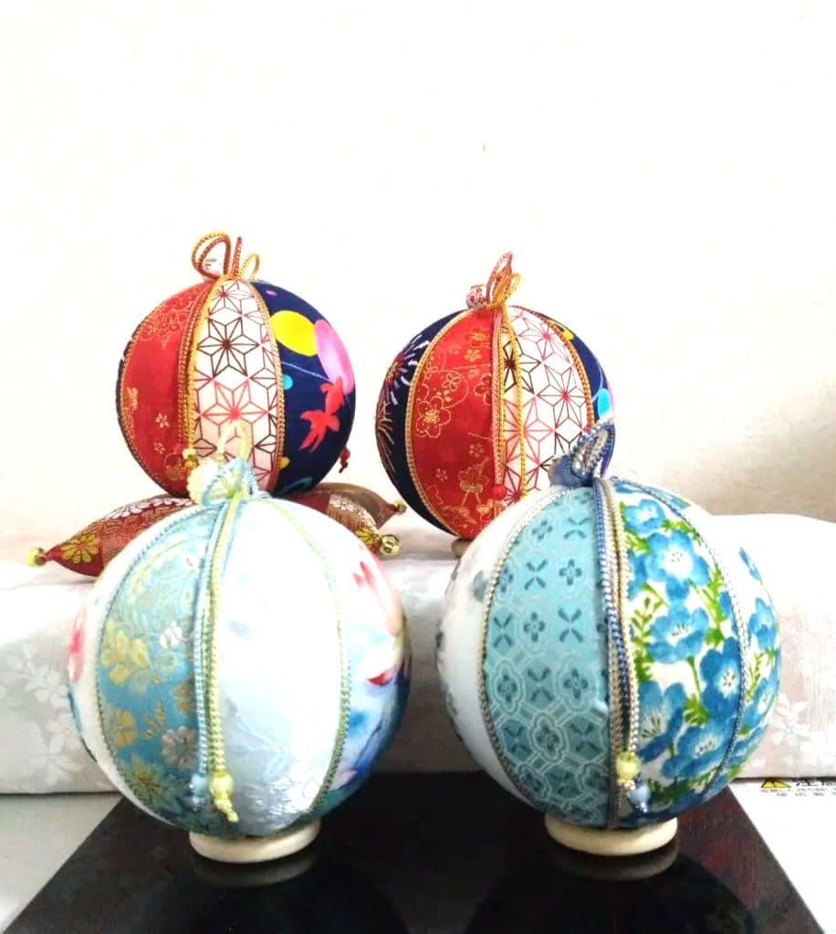 しょりん 手毬 手鞠 てまり 刺繍花火 刺繍かすみ草 他　合計6点