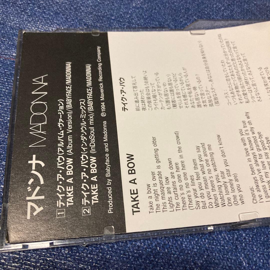 マドンナ　Madonna .Take A Bow 8センチ8cmシングルCD