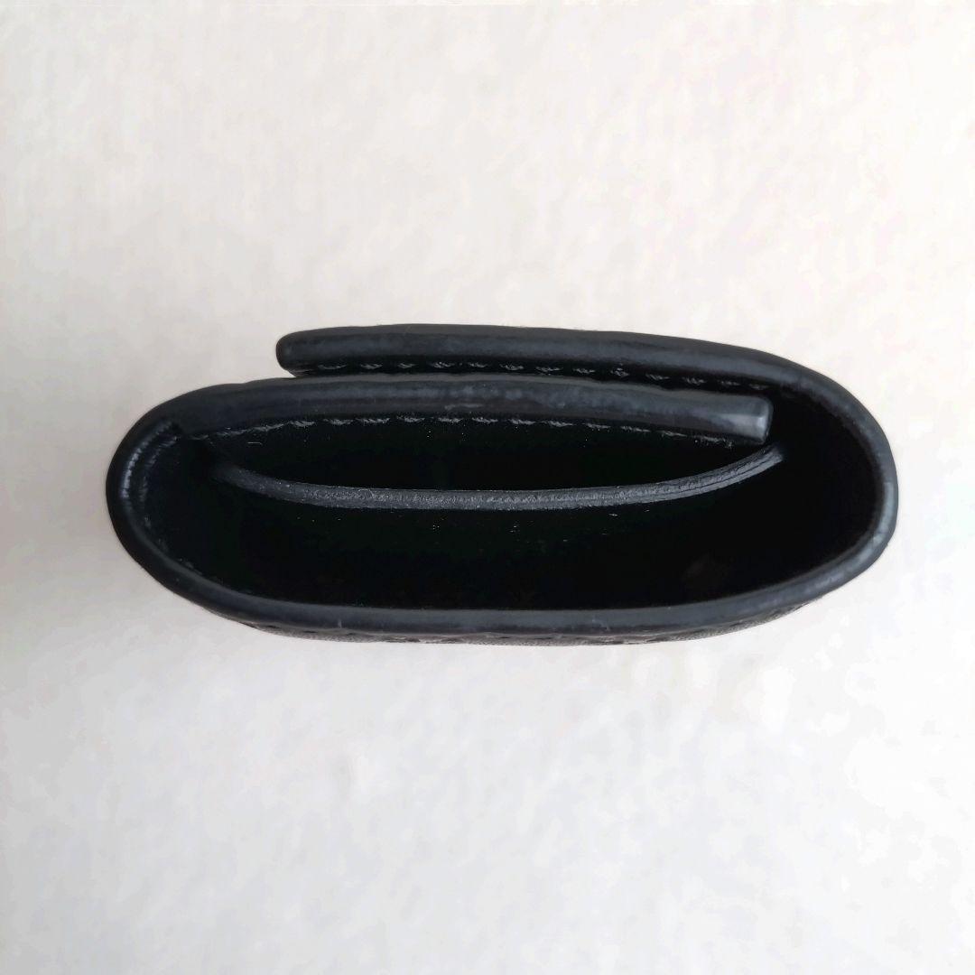 美品 GUCCI キーケース 6連 マイクロシマ レザーブラック