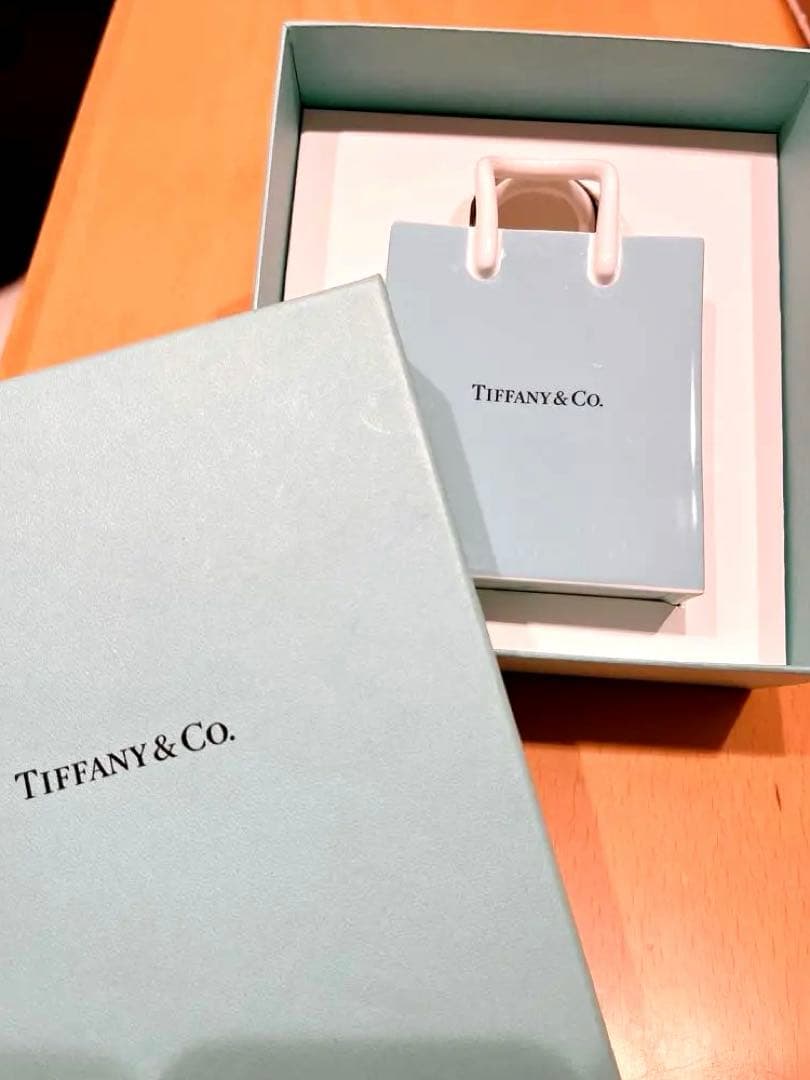 でぃちゃん　Tiffany & Co. バッグ型花瓶　美品　未使用
