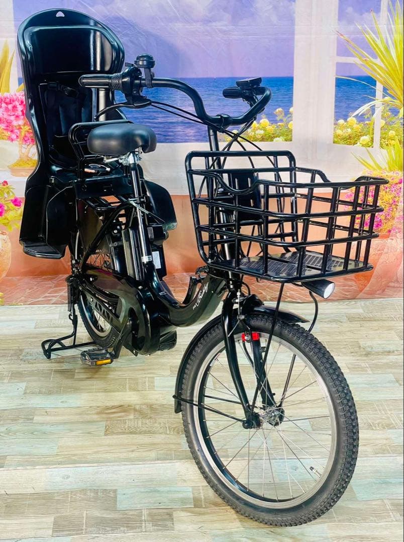 人気モデル！パスバビー12AH⭐️ヤマハ子供乗せ電動自転車Y3274