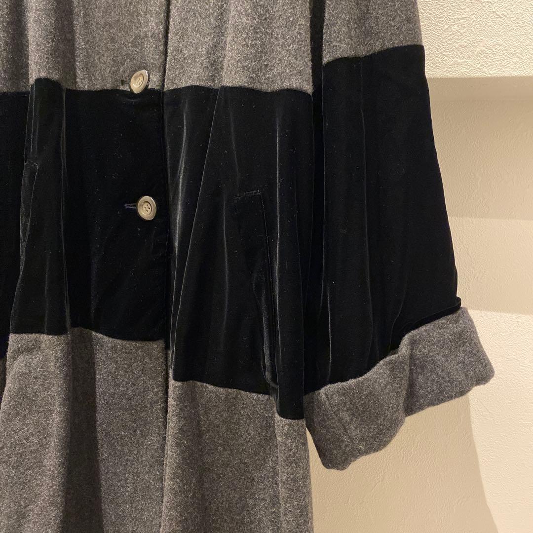 フランス製 CRISTINA バックプリーツの優雅なコート エレガント 最高級