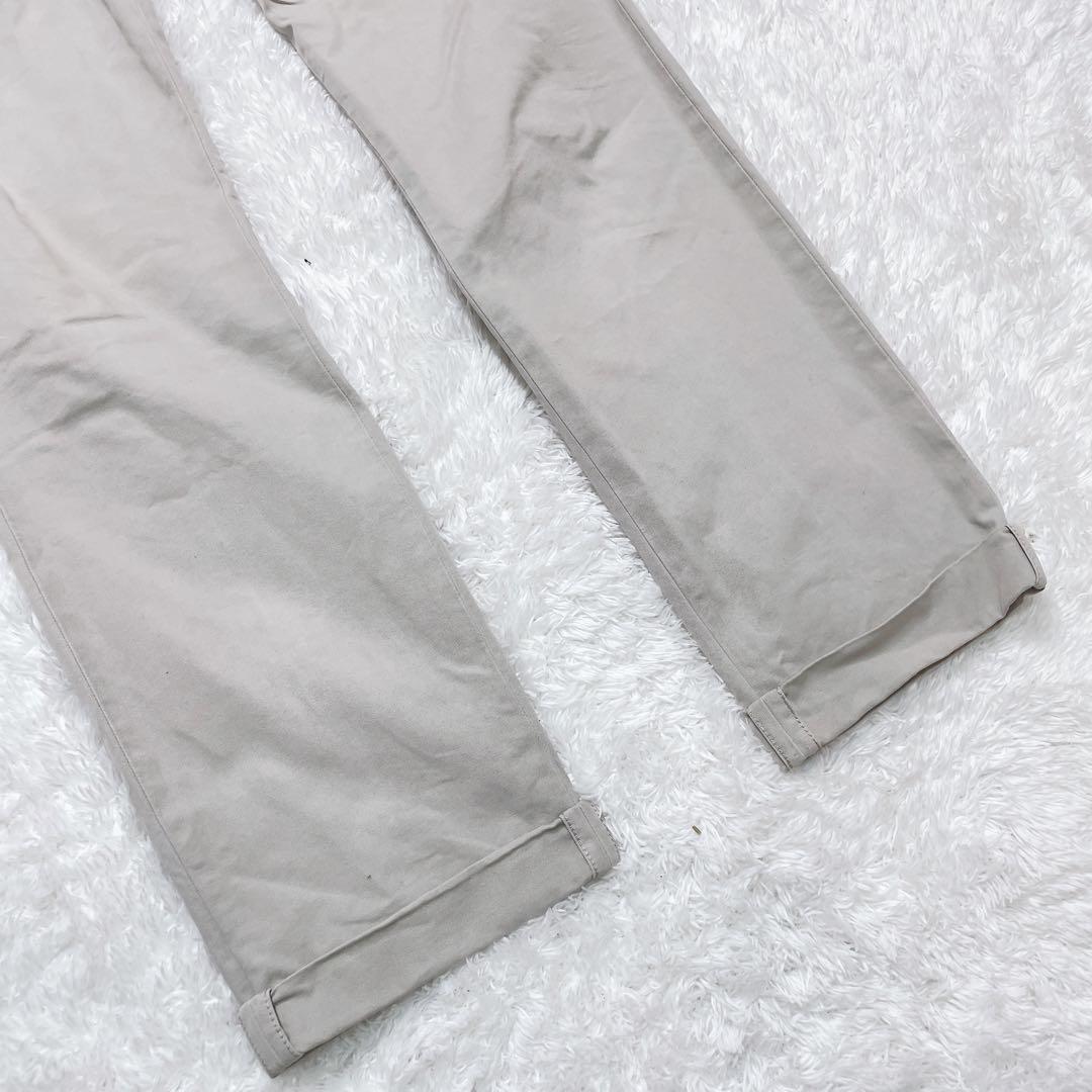 ブルネロクチネリ コットン テーパードパンツ ライトグレー ボタンフライ 44