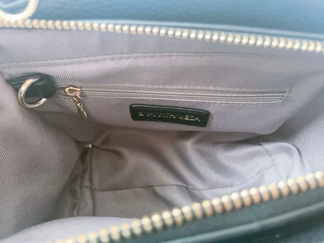 SAMANTHAVEGA♡ビジューフラッター ミニ ブラック