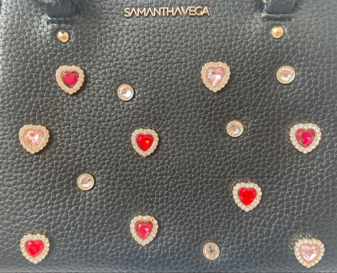 SAMANTHAVEGA♡ビジューフラッター ミニ ブラック