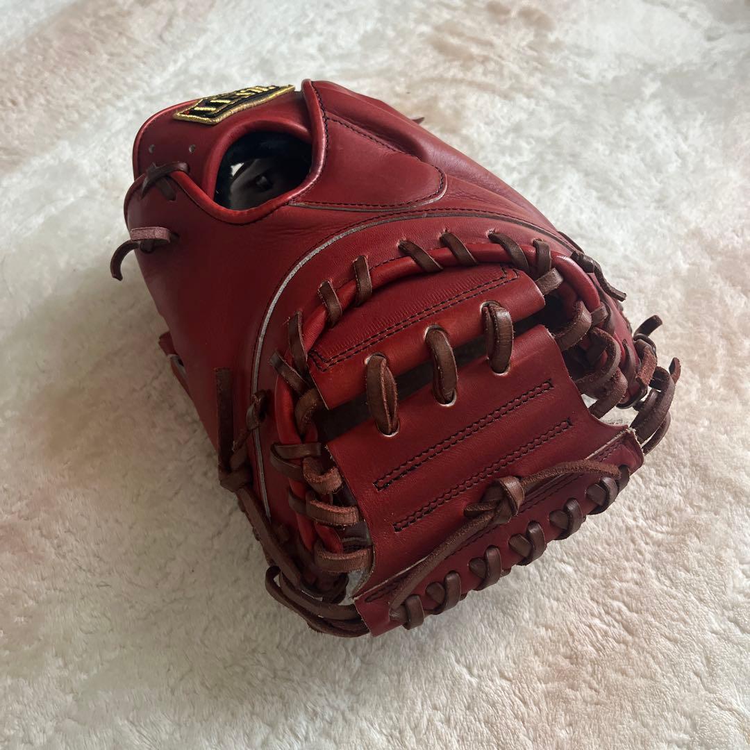 ZETT プロフェッショナルコンセプト 赤 硬式グローブ　キャッチャーミット
